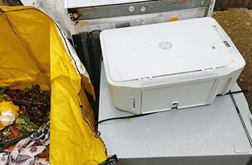 Collection of WEEE material London Rubbish Clearance